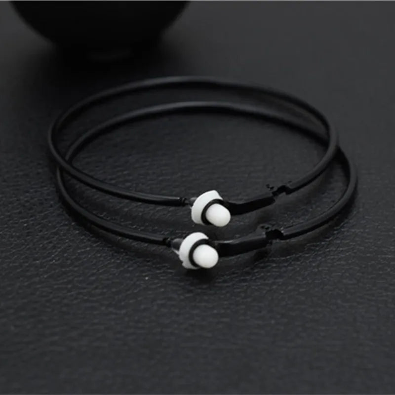 Clip on the ear without pierced Hoop earrings for women Big circle Black Round Personality punk 2021 Fashion Jewelry Accessories