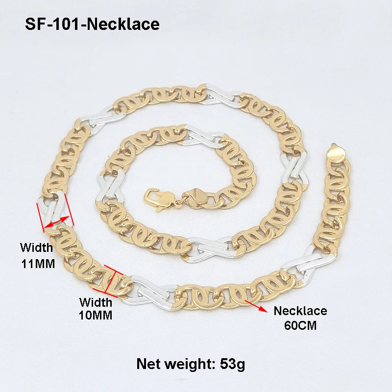 Dubai Necklace Earrings For Women Dollar Euro Pendant Brazilian Jewelry Set Wedding Gift Trendy Party Engagement Jewellery