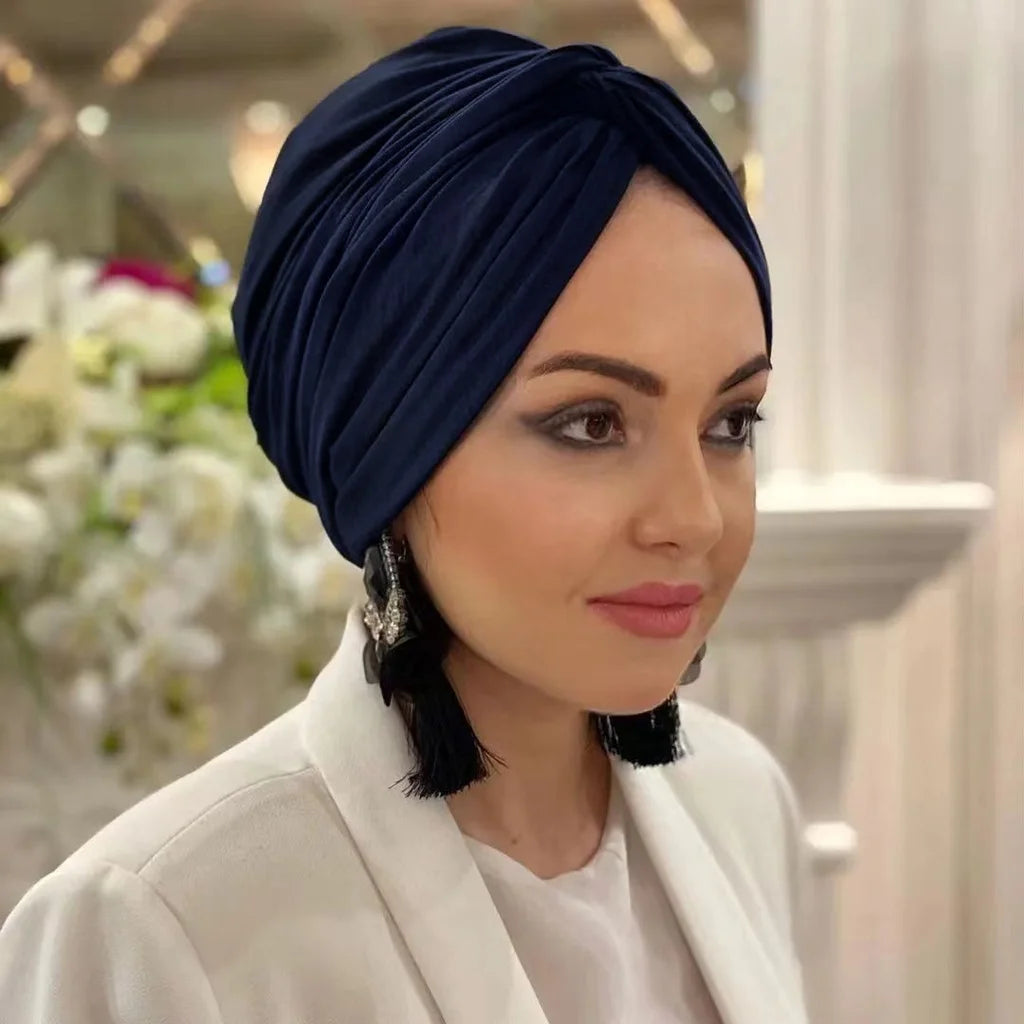 Muslim Modest Hijab Cap Undercap Abaya Hijabs For Woman Islamic Abayas Jersey Instant Wrap Women Crinkle Arabic Modal Silk Caps